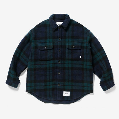 【日貨代購CITY】22AW WTAPS WCPO 02 JACKET WOPO MOSSER 格紋 襯衫 外套 現貨