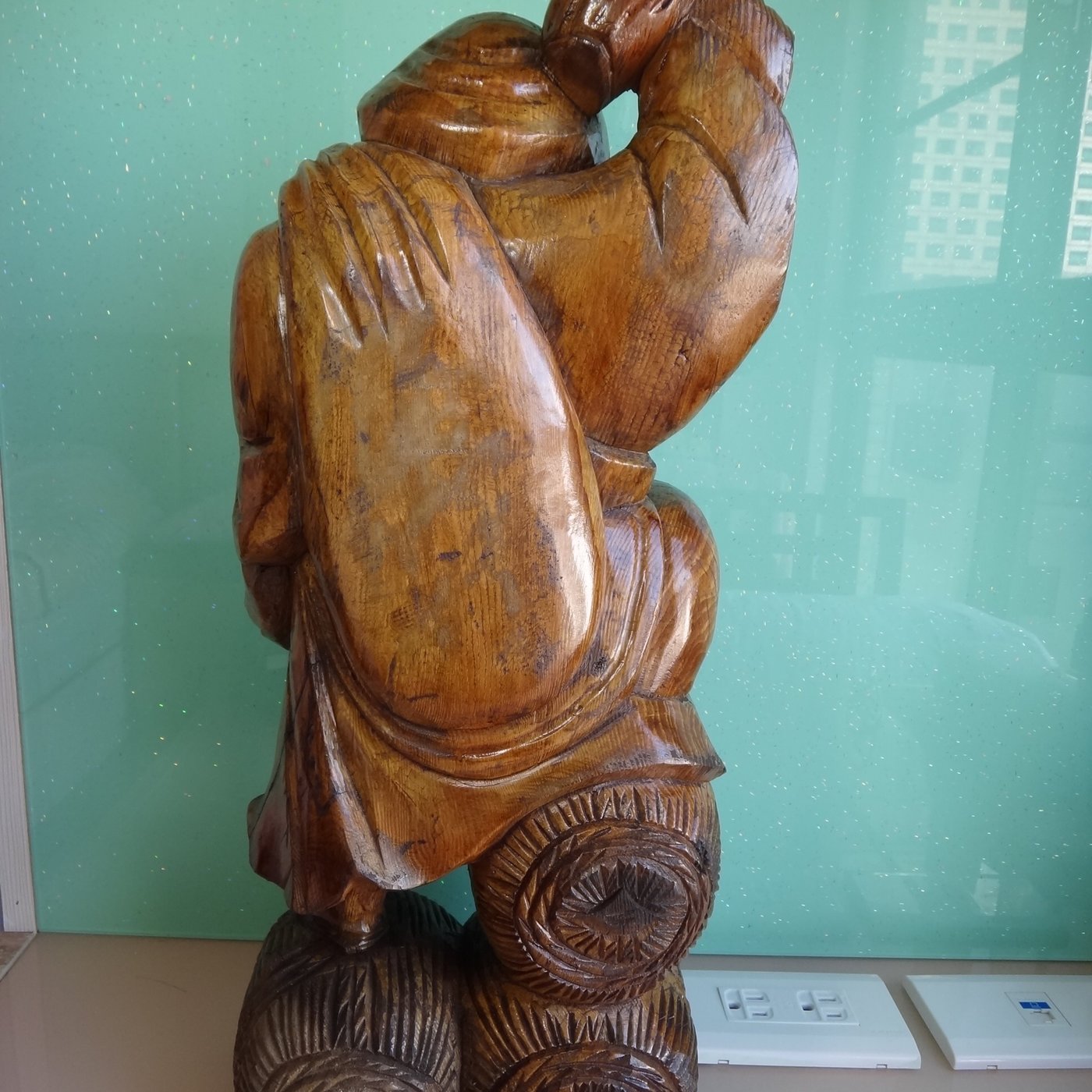 木雕置物日本七福神工藝品招財納福大黑天樣| Yahoo奇摩拍賣