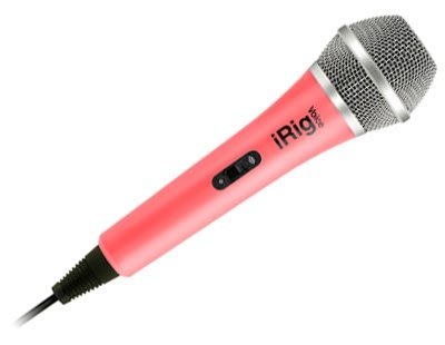 IK Multimedia Apple iPhone 6/6S Plus iRig Voice 電容式麥克風 粉紅色