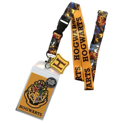 【丹】A_Harry Potter Hogwarts Lanyard 哈利波特 霍格華茲 四學院 徽章 吊牌