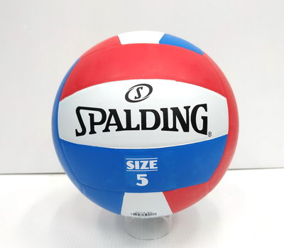 斯伯丁 SPALDING 排球 #5 紅白藍 橡膠材質 優惠實施中 SPBV5001