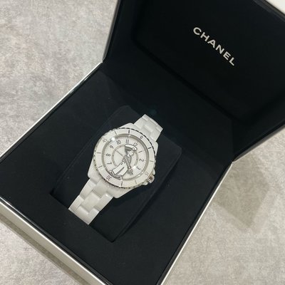 CHANEL 手錶 J12 經典陶瓷錶 白色限量款《精品女王全新&amp;二手》