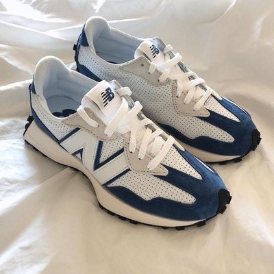 mini紐巴倫 New Balance 327 “Primary Pack” 白藍 MS327PF 男女鞋鞋