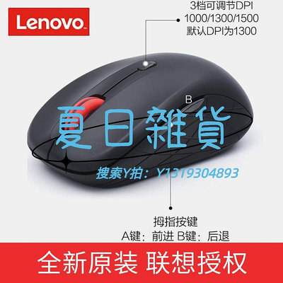 滑鼠聯想鼠標ThinkPad筆記本臺式電腦辦公家用商務WLM200充電無聲
