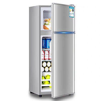 海?尓?售后小冰箱家用冷藏冷凍118L雙門節能靜音車載迷你電冰箱-泡芙吃奶油