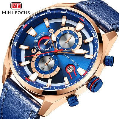 現貨男士手錶腕錶MINIFOCUS大錶盤手錶男士手錶防水石英錶跨境新款商務手錶0202G