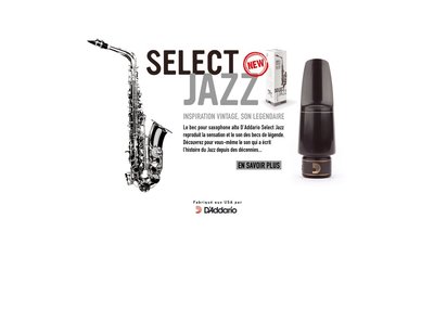 【現代樂器】現貨免運！D'Addario Select Jazz Mouthpiece Alto Sax中音薩克斯風8M爵士吹嘴