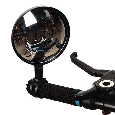 自行車反光鏡 凸面廣角後視鏡 360度可旋轉調整角度 自行車後照鏡 單車反光鏡 現貨 台灣出貨 Rainnie