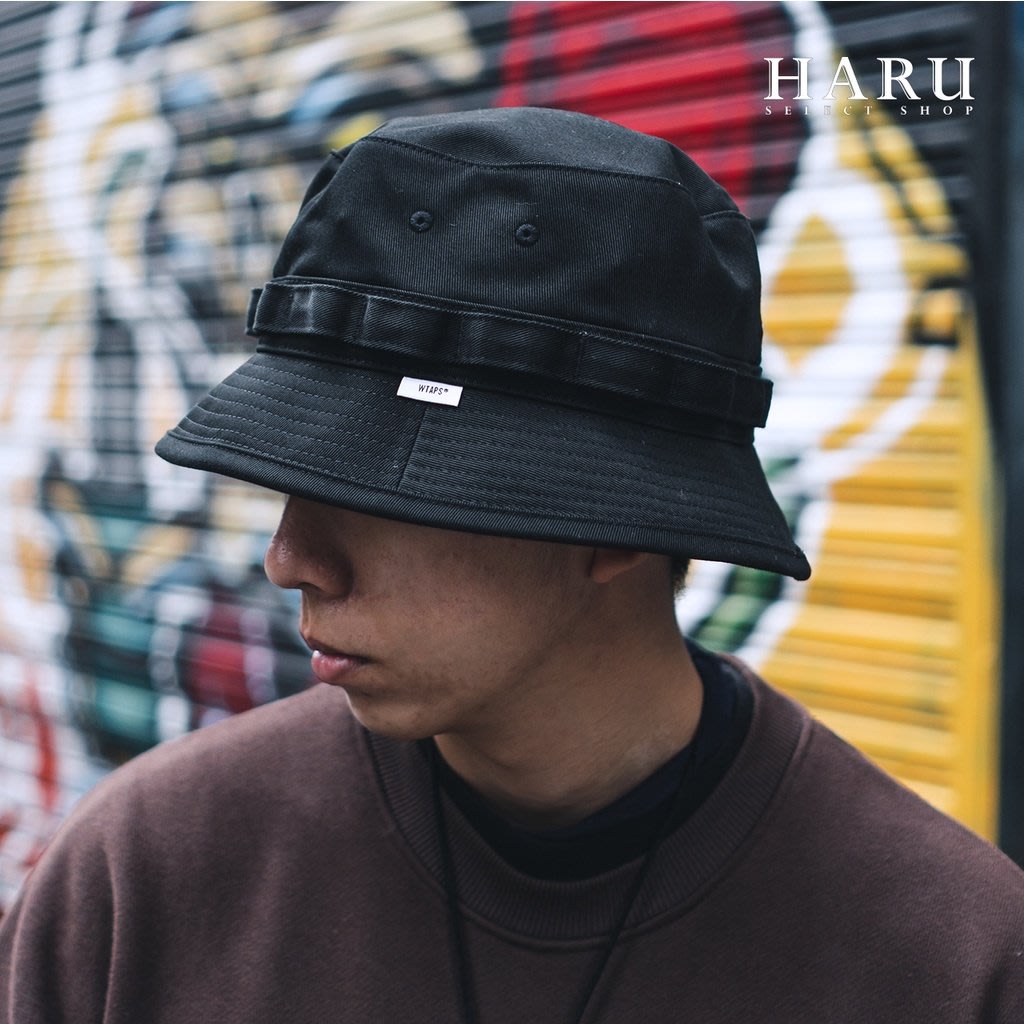 WTAPS Jungle 02 Hat Cotton Twill 放大鏡刺繡LOGO 座標軍綠卡其黑漁夫