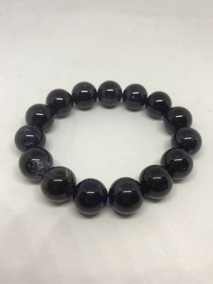 ［晶藝坊］天然紫水晶手鍊1（烏拉圭）14mm