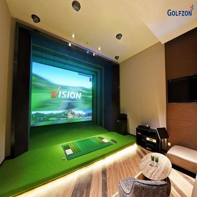 特賣-深圳室內模擬高爾夫 數據精準 倚天達室內高爾夫 上門安裝 模擬器