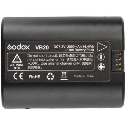 全新 神牛 Godox VB20 VB-20 專用鋰電池･ For v350  v350c v350n  v350s 開年公司貨