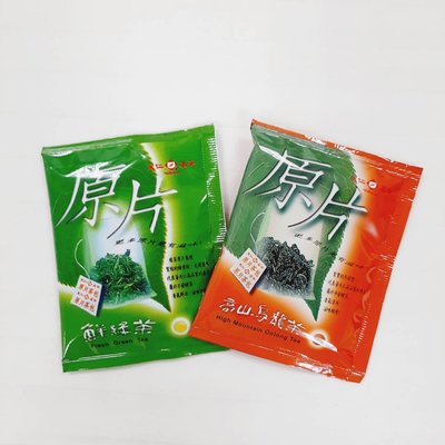 天仁原片3g防潮茶包（綠茶、烏龍茶）50入（1小袋）