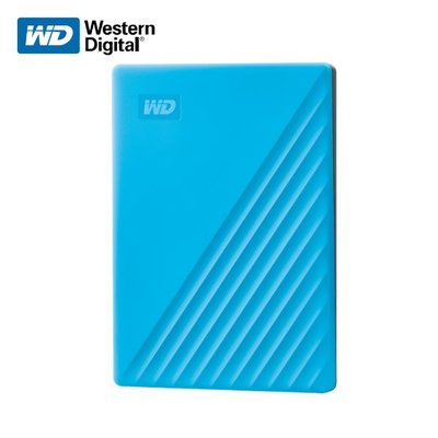 3年保固公司貨 WD 威騰 My Passport 行動硬碟 1TB 天空藍(WD-MPNEW-B-1TB)