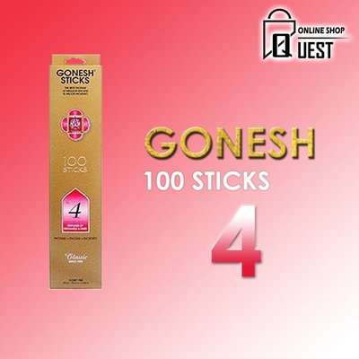 【QUEST】GONESH STICKERS 100 日本 線香 100支 4號 藤蔓果園 香氛 空氣清新 精油線香