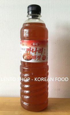 LENTO SHOP -  韓國新松 玉筋魚魚露 韓國魚露 까나리액젓 Fish Sauce 730ML