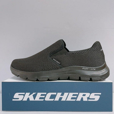 SKECHERS FLEX ADVANTAGE 4.0 男生 黑色 舒適 寬楦 運動 休閒鞋 232239WBBK