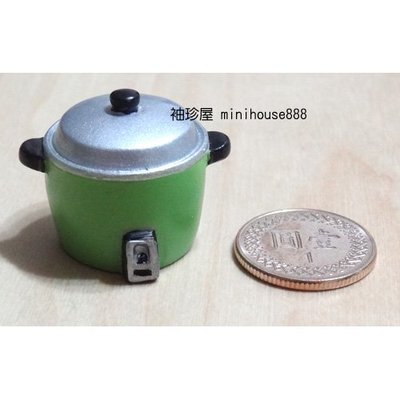 【袖珍屋】台式電鍋(綠)-蓋不可開(F2304A0044)