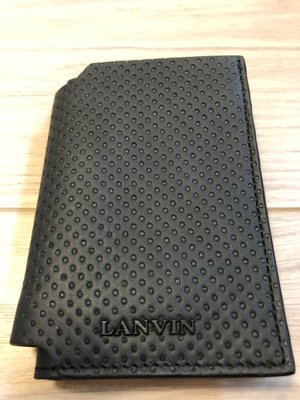 新品 正品 LANVIN 名片夾 空間大可放很多名片
