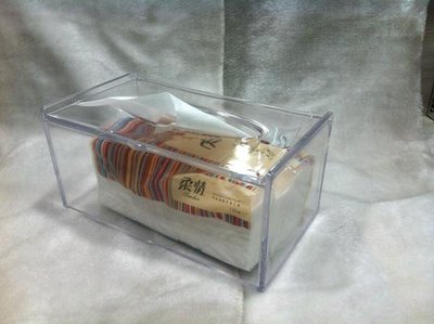 DIY水電材料 水晶 透明壓克力抽取式衛生紙盒 面紙盒