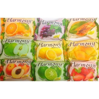 Harmony 水果香皂 75g 檸檬/柳橙/萊姆/芒果/草莓/葡萄/木瓜/水蜜桃/青蘋果 選一