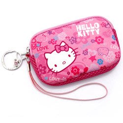 Hello Kitty智慧手機相機防護包-繽紛紅