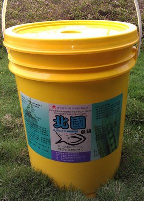日本三井特級魚精-20公斤(無臭魚腥味)葉面噴施 土壤灌注肥料 發酵液肥製作 日本原裝進口-有機農業促進成長有顯著的效果