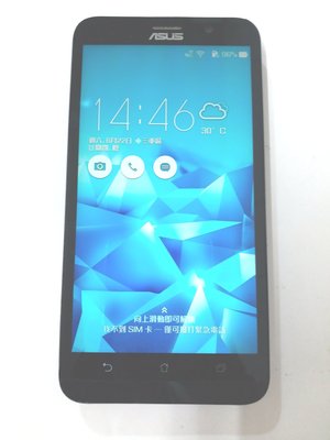 ASUS Zenfone 2 Deluxe ZE551ML二手 5.5吋 (4G/64G) 九成五新 藍晶色手機 使用功能都正常 已過原廠保固期