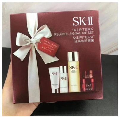 SK-II Sk2五件套 神仙水75ml+多元面霜15g+眼霜2.5g+潔面20g+神仙水30ml