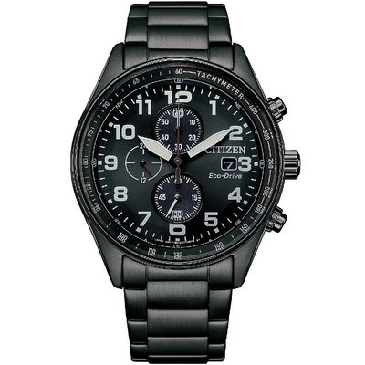 CITIZEN 星辰 光動能時尚計時手錶-43mm(CA0775-79E)