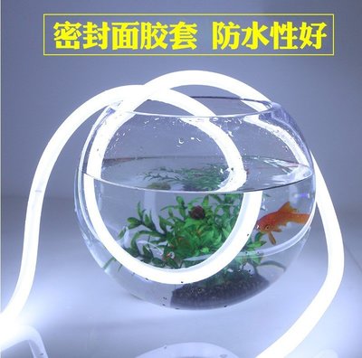 裝飾燈圓形LED燈帶360度柔性霓虹戶外防水廣告高亮招牌軟燈條工程亮化燈西洋紅促銷