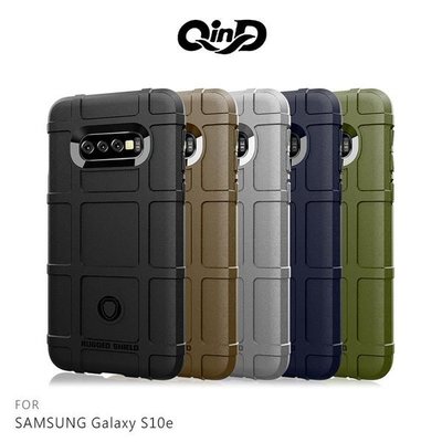 【愛瘋潮】免運 QinD SAMSUNG Galaxy S10e 戰術護盾保護套 背殼 軟殼 TPU套 手機殼 保護殼