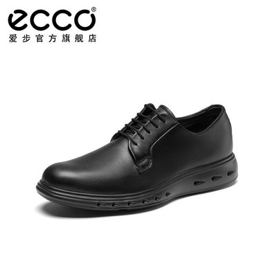 ECCO愛步正裝男皮鞋 新款防水通勤商務皮鞋 混動防水720 524704