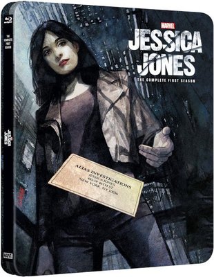 毛毛小舖--藍光BD 潔西卡·瓊斯 Jessica Jones 影集第一季 四碟限量鐵盒版 MARVEL