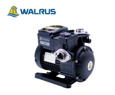 【 川大泵浦 】 大井WALRUS HQC400B 1/2HP順水流控加壓馬達 (HQC400) HQC400B 抗菌型