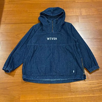 ✩081の部屋✩wtaps 18ss sbs jacket denim 衝鋒丹寧工裝軍裝連帽水洗