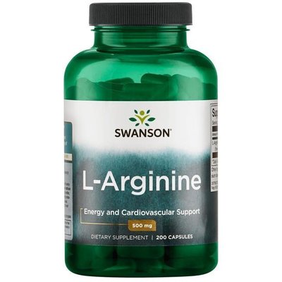 【活力小站】Swanson L-Arginine 強力左旋精氨酸(精胺酸)500 mg *200顆