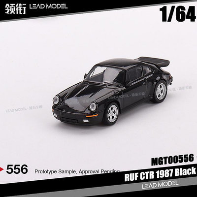 現貨|RUF CTR 1987 黑色 MINIGT 1/64 靜態收藏 合金911車模型
