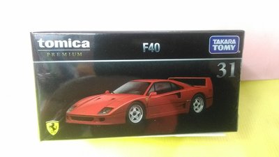 {育聖}PRM 31 法拉利F40 (一般) Ferrari 黑盒 TM13184+多美小汽車 TAKARA TOMY