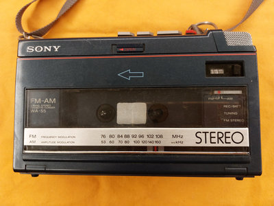 0117-SONY 1982年生產的收錄音機WA-55