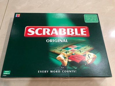 Scrabble英文拼字桌遊