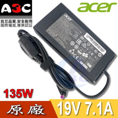 ACER變壓器-宏碁135W, 1.7-5.5 , 19V , 7.1A , PA-1131-16
