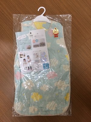 [現貨] 全新 日本製 六層紗嬰兒防踢被L 彩色雲朵 2-7歲