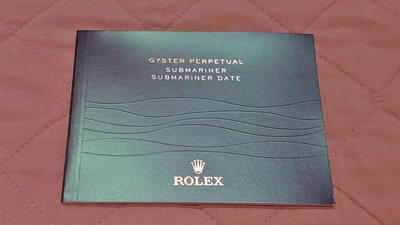 ROLEX 勞力士 Submariner Date 116618 116619GLB 說明書 手冊 配件 2012英文版
