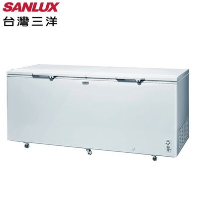 鑫冠鑫↘SANLUX 台灣三洋 SCF-616G 616L/公升/上掀式冷凍櫃/可只開半邊的門、冷流不易流失