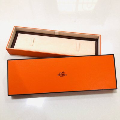 二手真品 原廠 Hermes 愛馬仕 木質 長型 手錶盒 錶盒