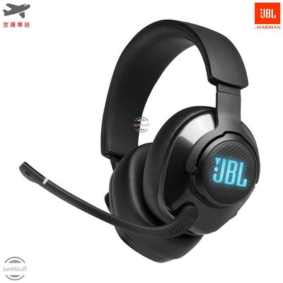 JBL Quantum 400 耳機麥克風 有線 耳罩 頭戴 封閉式 遠距教學網課 遊戲電競 USB C 3.5 mm