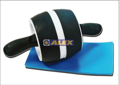 (布丁體育)ALEX B-50 曲線健腹輪 台灣製造 內附跪墊 另賣 握力器 滾輪 伏地挺身架 啞鈴 重訓手套 加重器