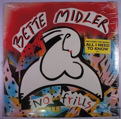 《全新美版黑膠》Bette Midler - No Frills