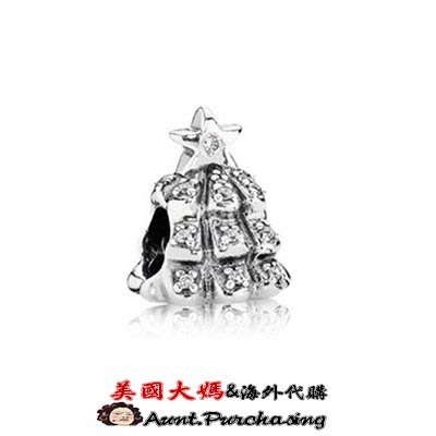 潮牌pandora 潘多拉 鑲鑽聖誕樹串珠 Charms 美國正品代購-雙喜生活館